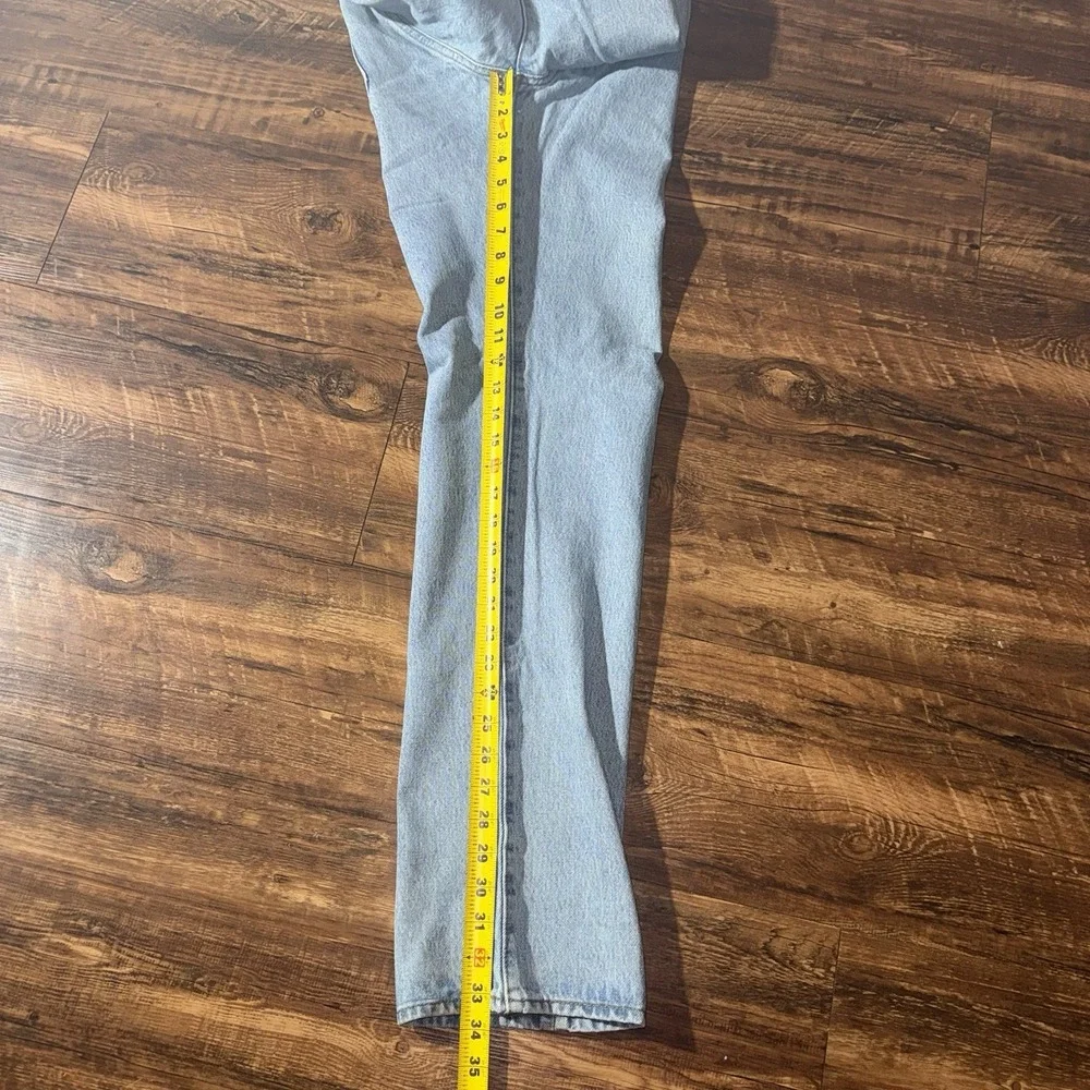 Levi's 501 Button Fly Straight Leg Blue Jeans Men's 34x34